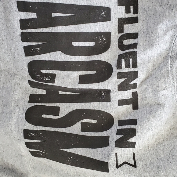 XL t-shirt Fluent in Sarcasm - Picture 2 of 3